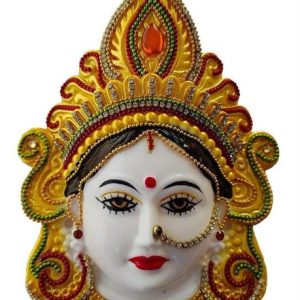 Anu Art And Craft LAXMI MUKHOTA/FACE/MUKUT YELLOW-01 De...