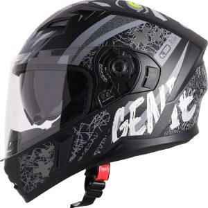 Steelbird SBA-21 Genie ISI Certified Full Face Graphic ...
