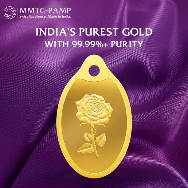 MMTC-PAMP India Pvt Ltd New Rose 24 (9999) Yellow Gold ...