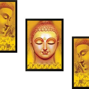saf Buddha Ink 13.5 inch x 22 inch Painting