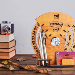 GiftDenaHai 1 Compartments Wooden Table Calendar