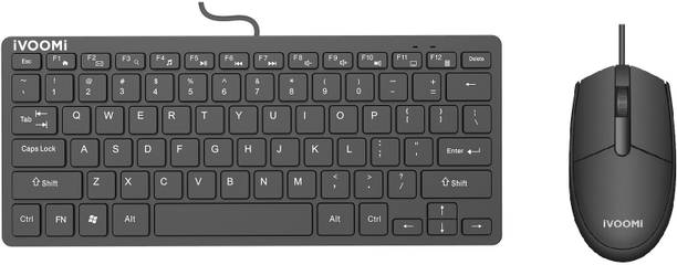 iVoomi Venom Mini Wired Keyboard + Pride Wired Mouse Co...