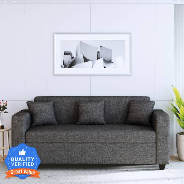 Bharat Lifestyle Lexus Fabric 3 Seater Sofa