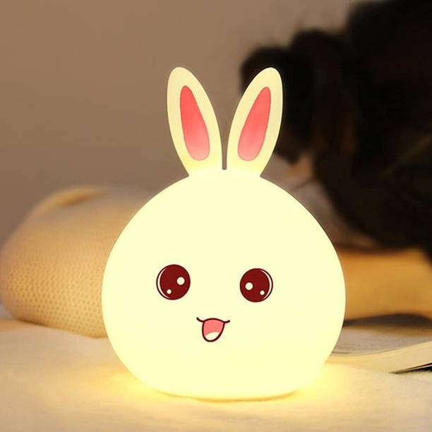 NAIRO Cute Rabbit Silicon Night Light Lamp For Bedroom ...