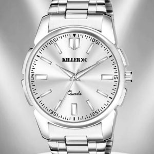 KILLER Big Dial Analog Watch - For Men KL-9301-SILVER