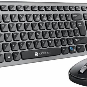Portronics Key7 Combo Keyboard Mouse Combo Set with 2.4...