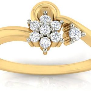 avsar Pooja 18kt Diamond Yellow Gold ring