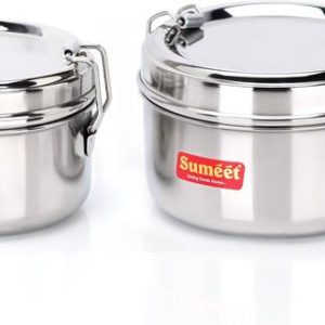 Sumeet Stainless Steel Meal Pack Tiffin with Steel Sepa...