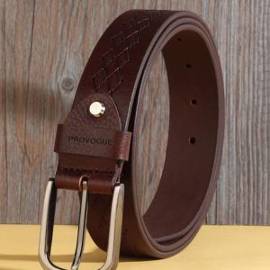 PROVOGUE Men Formal, Casual, Evening, Party Brown Genuine Leathe...