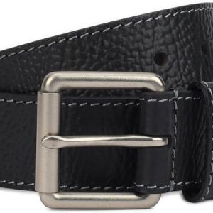 WOODLAND Men Casual Black Genuine Leather Belt