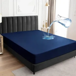Linenovation Fitted King Size Waterproof Mattress Cover