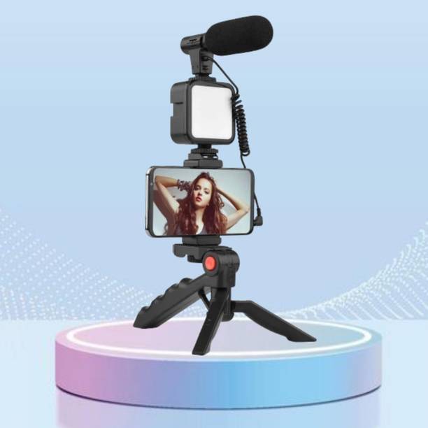 FRONY Video Kit with(Tripod) LED Lights & Wireless Micr...