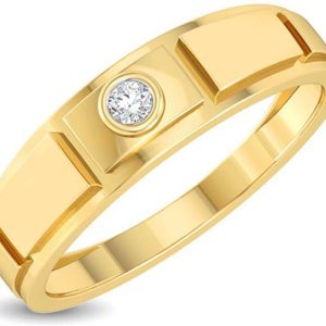 KISNA Real Diamond Jewellery 14kt Diamond Yellow Gold r...