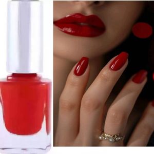REIMICHI Ultra-Glossy Gel Finish nail paint red