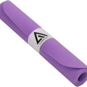 Adrenex by Flipkart Anti Skid Yoga Mat Purple 4 mm Yoga...