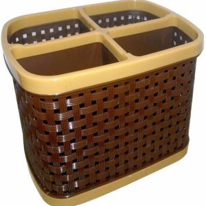 CLOUDTAILDREAM 4 Compartments plastic Pen Stand