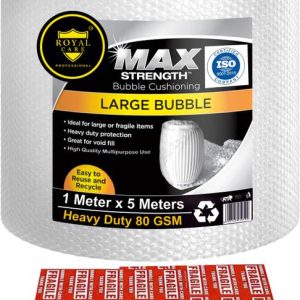 ROYAL CARE PROFESSIONAL Air Bubble Wrap Packing Roll 1M...