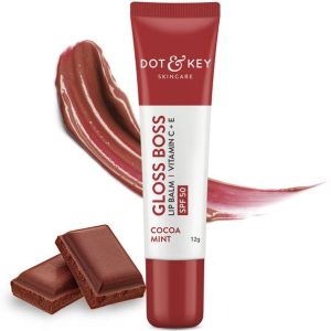 Dot & Key Cocoa Lip Balm with Shea Butter for Naturally...
