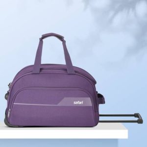 SAFARI 65 L Strolley Duffel Bag - LIRA RDFL - Purple - Large C...