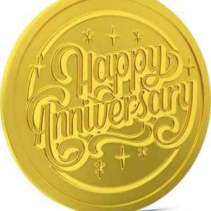 Aspect Bullion & Refinery Happy Anniversary HA-D3-004 24 (995) K 5 g Gold Coin