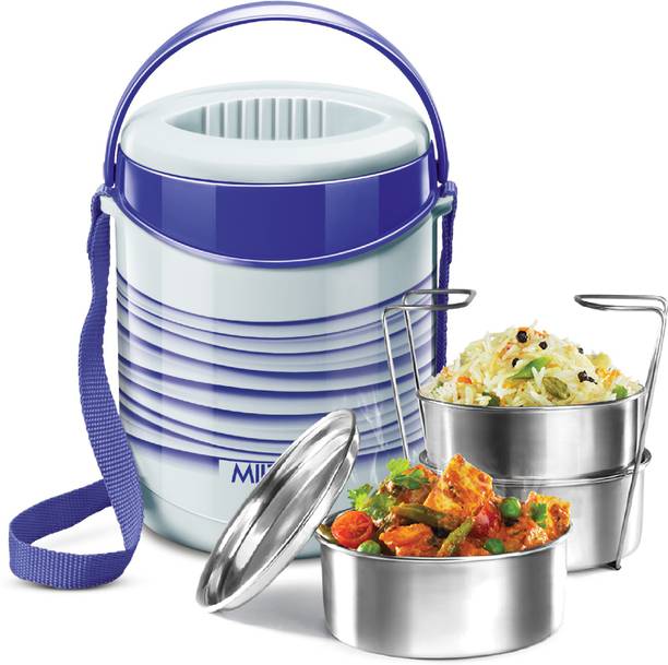MILTON New Econa 3 Stainless Steel Tiffin Box , 2 Tiers...