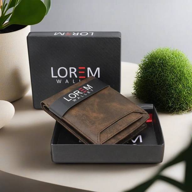 LOREM Men Casual, Evening/Party, Formal Brown Artificial Leat...