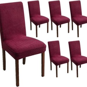 Pinkleaf Polycotton Plain 6 Seater Chair Cover