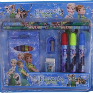 FUNCART Frozen Crayons & Sketch pen stationery set (15 ...