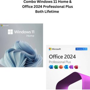 MICROSOFT Combo Office 2024 + Windows 11 Home Updated L...