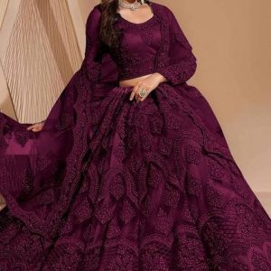 ISHU FAB Embroidered Semi Stitched Lehenga Choli
