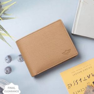 METRONAUT Men Casual Beige Artificial Leather Wallet