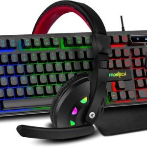 Frontech Dragon Warrior 4 in 1 Gaming (Keyboard + Mouse...