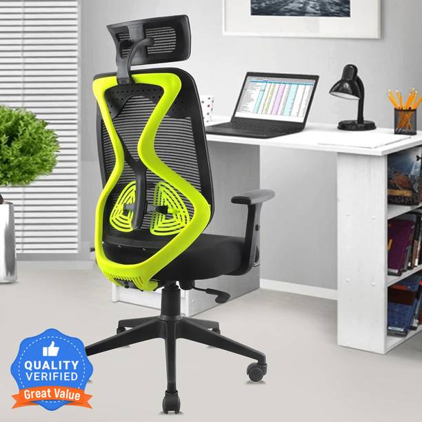 ASTRIDE Ergofit Ergonomic Chair 2D Headrest,Tilt Lock M...