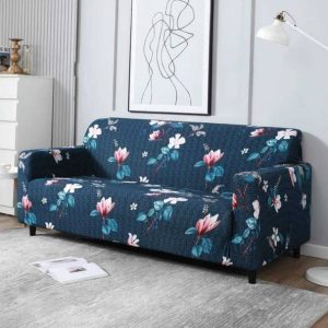 Little Lit Cotton Floral 3 Seater Sofa Cover