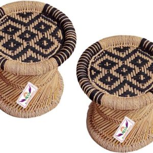 RCLV Handmade Bamboo stool for Home & Office Size 15X16...