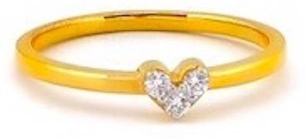 Bliss diamonds Heart 18kt Yellow Gold ring