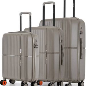 NASHER MILES Hard Body Set of 3 Luggage 8 Wheels - Springfield HardS...