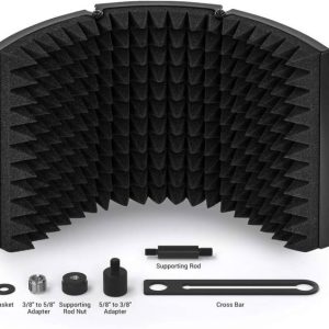 YGM Acoustic Foams MIS3 3 Panel Foldable Microphone Iso...