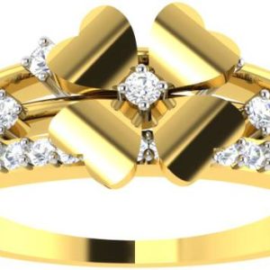 avsar Avsar Real Gold 14K RING AVR412YB 14kt Cubic Zirc...