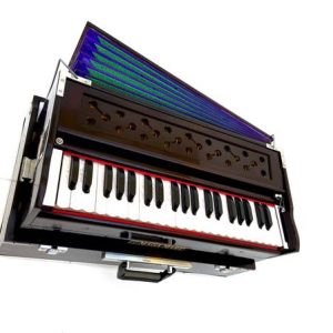 KHALSA MUSICAL Folding Harmonium 42-Keys, Two Reed, 3.5...