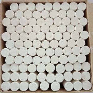 AGRITECH White Dustfree Chalks(100)for Black Boards, Gr...