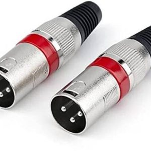 ERHIndia (Pack of 2 Pc) High Quality Audio 3Pin XLR Jac...
