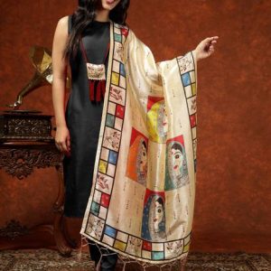 Youthnic Women Cotton Blend Kurta Pant Dupatta Set