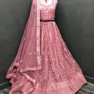 G2J BROTHERS Embroidered Semi Stitched Lehenga Choli