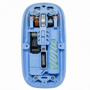 RKMAX Transparent Mouse Bluetooth 5.2 & 2.4G, Rechargea...