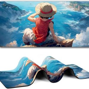 Bestor Anime Series Mouse Pad-Luffy Ocean Cliff Design ...