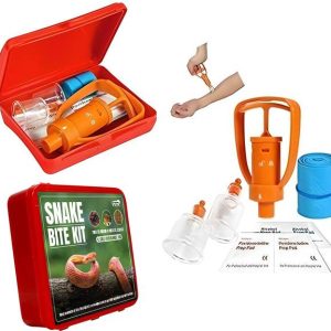 BHAUVY Snake Bite Kit with Venom Extractor Pump, Outdoo...