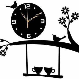 SheShagun Analog 19 cm X 19 cm Wall Clock