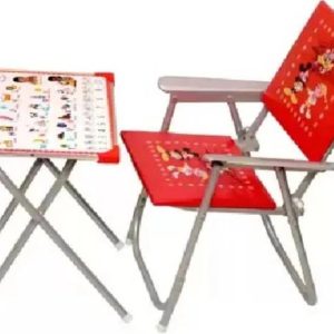 ckone global Boy's and Girl's Metal Chair and Table Set...