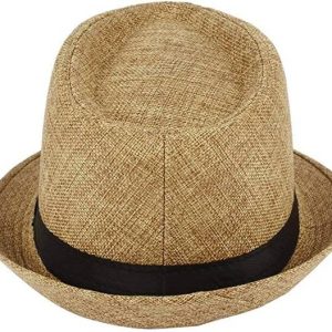 SHIVMEDICOS Men's Jute Hat, Fashionable Men Goa Beach C...